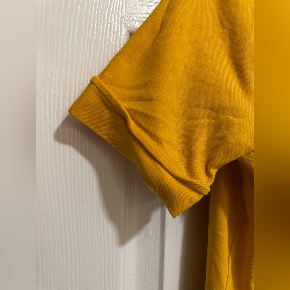 New York & Company Mini Yellow Button Up Shirt Dress in Women’s Small - Picture 9 of 11